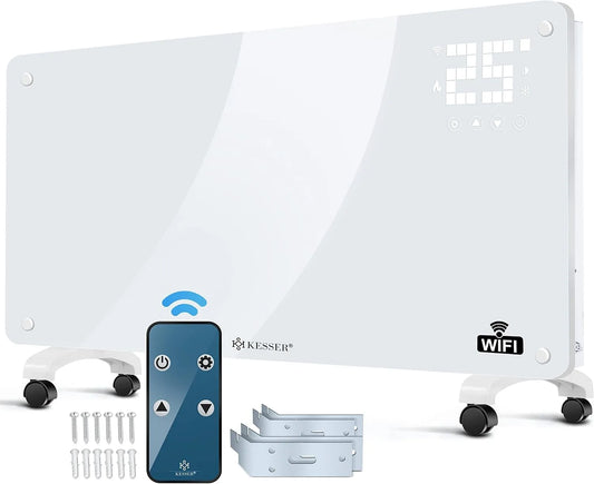 Convector met WiFi, 5°C, 40°C, 600°C, 1-24 uur, timer en afstandsbediening