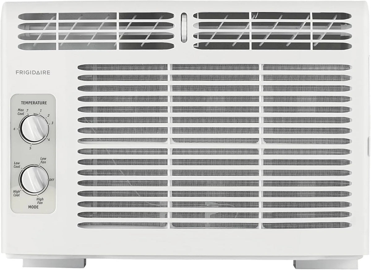 Mobiele airconditioner, Frigidaire 5.000 BTU op het raam gemonteerde airconditioner, koelt tot 14 m2, geluidsarm werking, 2 ventilatorsnelheden