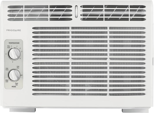 Mobiele airconditioner, Frigidaire 5.000 BTU op het raam gemonteerde airconditioner, koelt tot 14 m2, geluidsarm werking, 2 ventilatorsnelheden