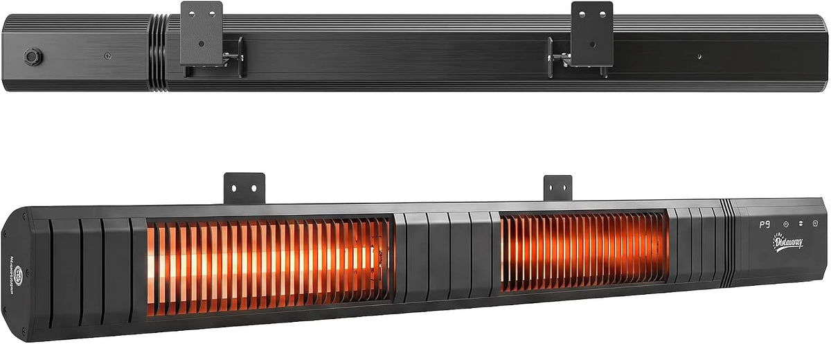 Terrasverwarmer, IP65, 3000 W, wandmontage