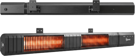 Terrasverwarmer, IP65, 3000 W, wandmontage