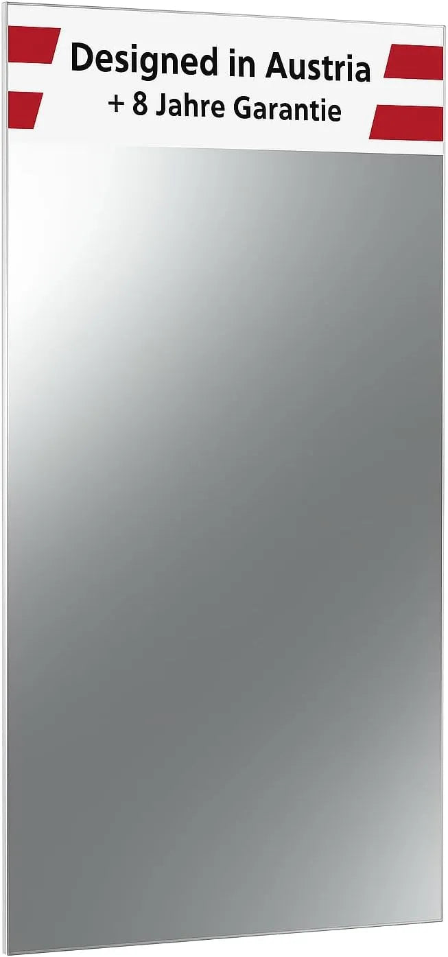 Infraroodverwarming met 60 x 120 x 2,5 cm en 2-in-1, 800 watt