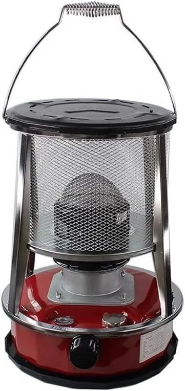 Petroleumkachel, voor binnen Grote capaciteit roestvrijstalen olieverwarmer, Rood 4,6 l rood 4.6l