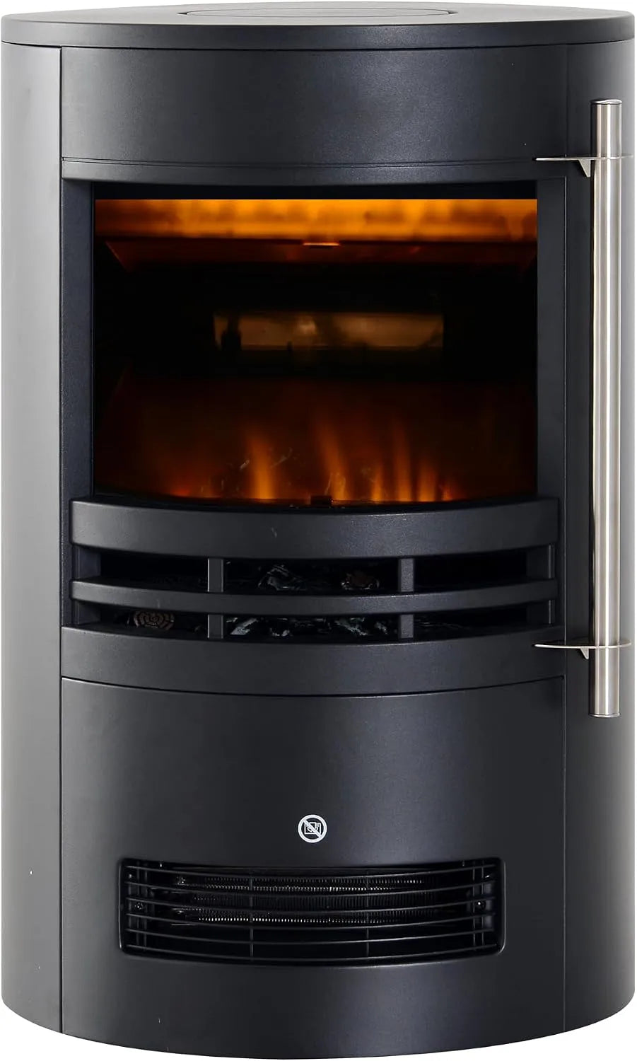 Elektrische kachel met 41 x 41 x 64.5 cm, 1800 W, 900 W, 41 L en zwart