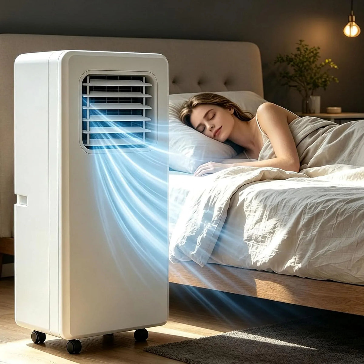 Mobiele airconditioner met 12.000 BTU, 18000 BTU, 16°C, 31°C, 15 minuten, 52 dB, 3-in-1 en afstandsbediening