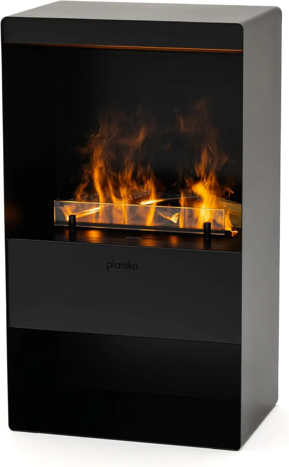 Planika Steamy vrijstaand elektrische led-open haard met waterdampvlam met 125 W en 10 uur