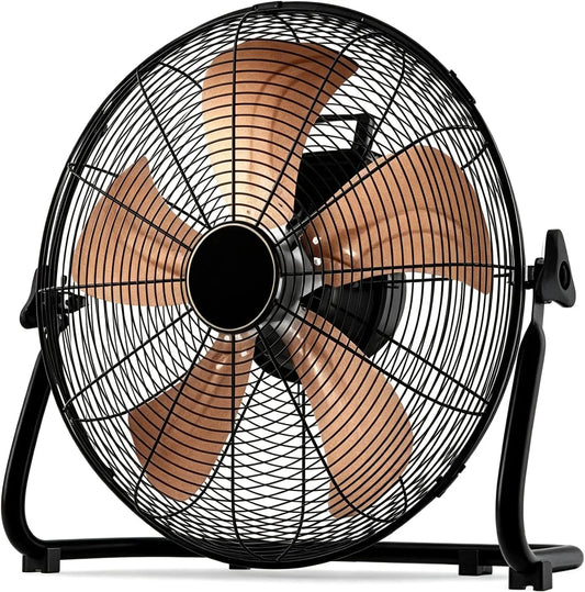 Ventilator, 4 snelheden/130 ° tilt, voor zwaar gebruik industriële snelheid vloer ventilator