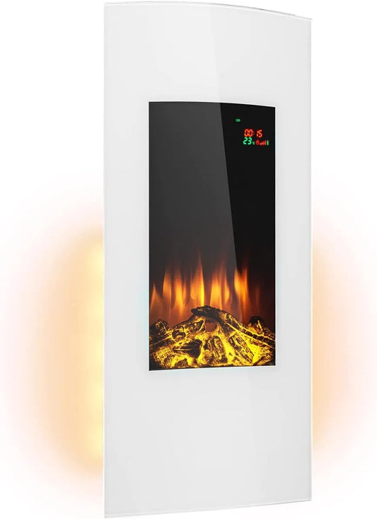 Elektrische haard met 2000 W, timer, afstandsbediening en regelbare thermostaat