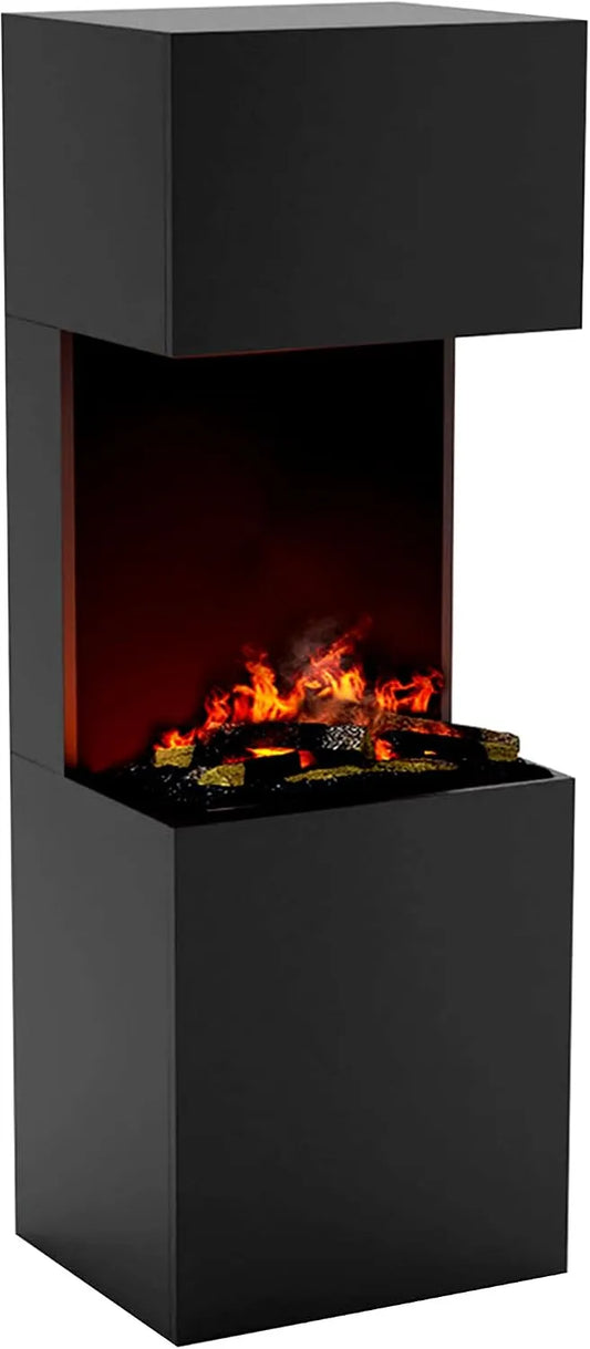 Elektrische haard x170x50 met 60 x 170 x 50 cm, afstandsbediening en zwart