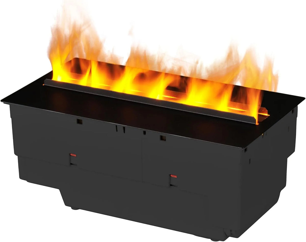 Aluminium afdekking, DIMPLEX -, Gepatenteerd 3D Optimyst vlameffect, Aluminium afdekking, DIMPLEX, Inclusief afstandsbediening