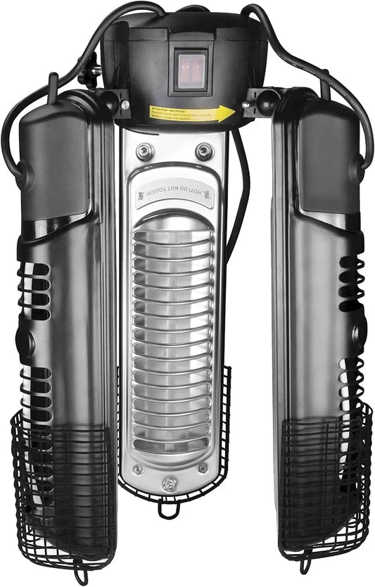 Lacor 69423 Elektrische Verwarmer met 3 Vouwarmen met 100 x 8,5 cm, 220-240 V, 50-60 Hz, 2000 W, 100 cm en grijs