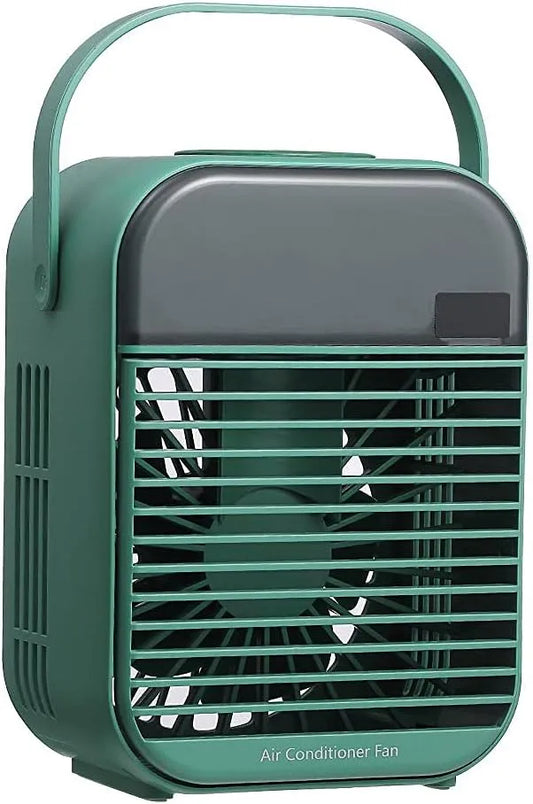 Luchtkoeler, USB, 2000MAh bevochtigende koelventilator Desktop- en tafelventilator