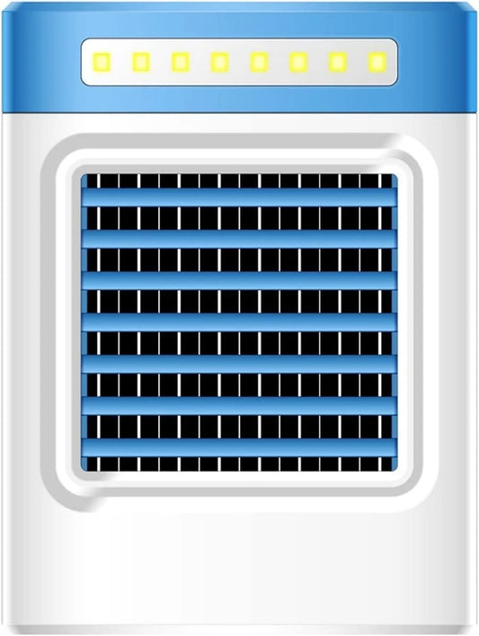 Mobiele airconditioner en Ventilator, Huishoudelijke koelkastkoeler blauw