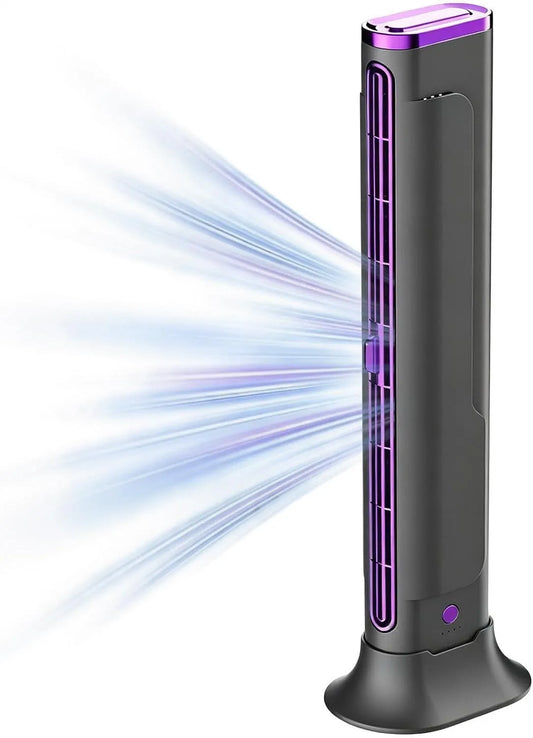 Mobiele airconditioner en Ventilator, oplaadbare ventilator voor thuiskantoor, reizen en binnengebruik, geluidsarm en lichtgewicht solut